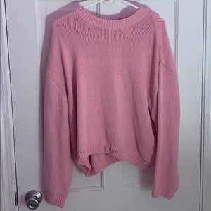 pink h&m sweater